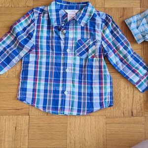 12- 18 month plaid set